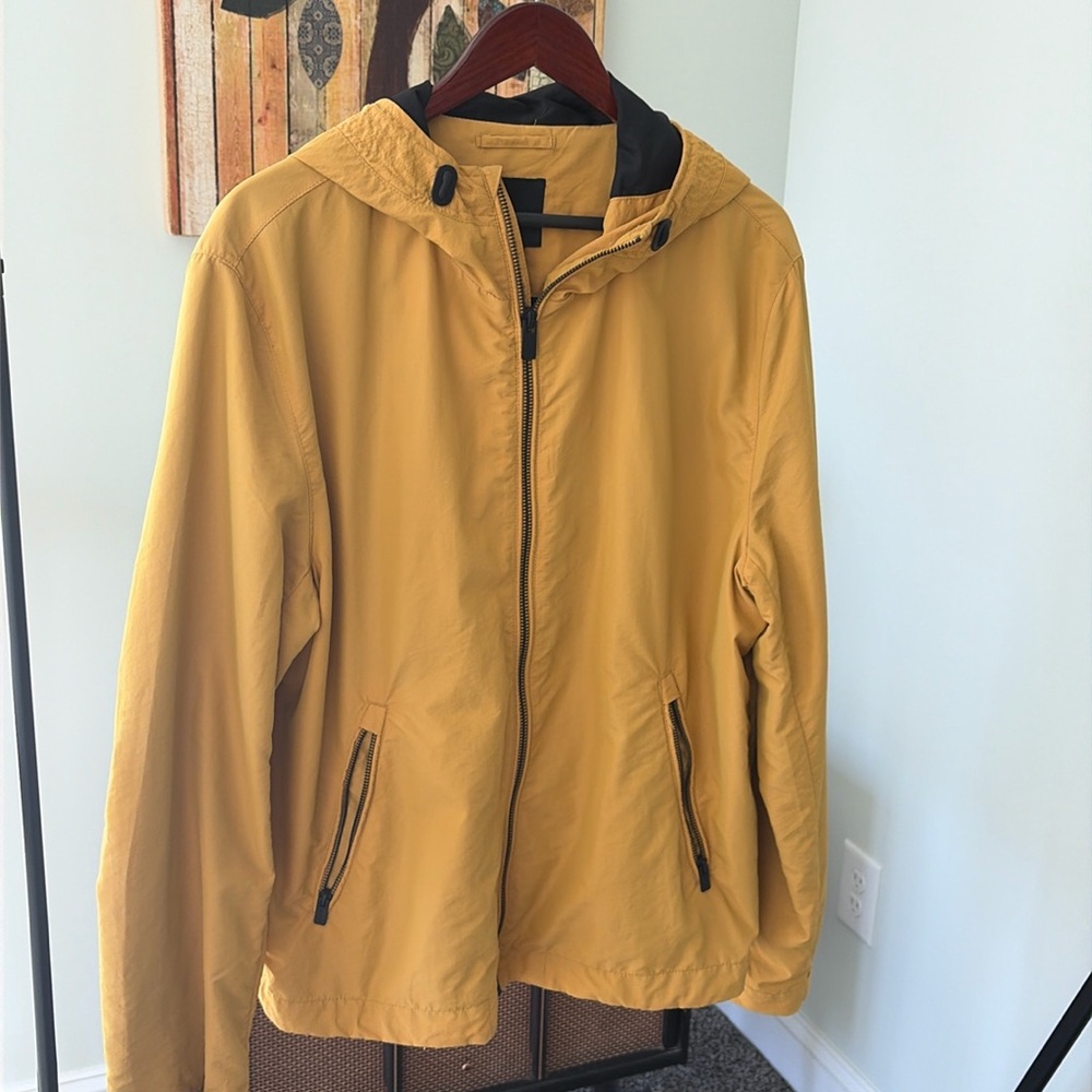 H&M Mustard Yellow Men’s Windbreaker Jacket